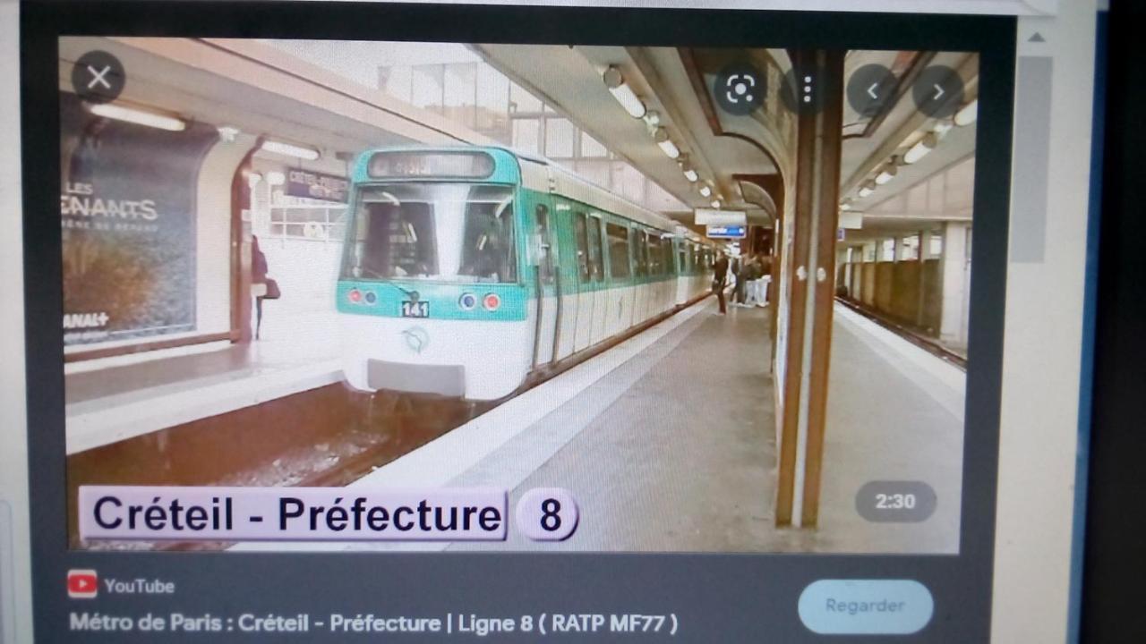 Vue Exceptionnelle Sur Le Lac Créteil Eksteriør billede